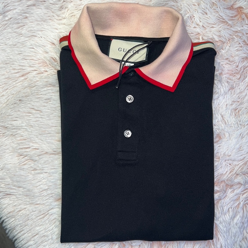 Men Gucci Polo Shirt Size Medium